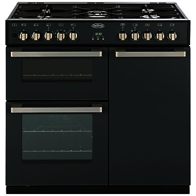 Belling DB4 Deluxe 90DFT MF Dual Fuel Range Cooker, Anthracite Belling DB4 Deluxe 90DFT MF Dual Fuel Range Cooker, Anthracite